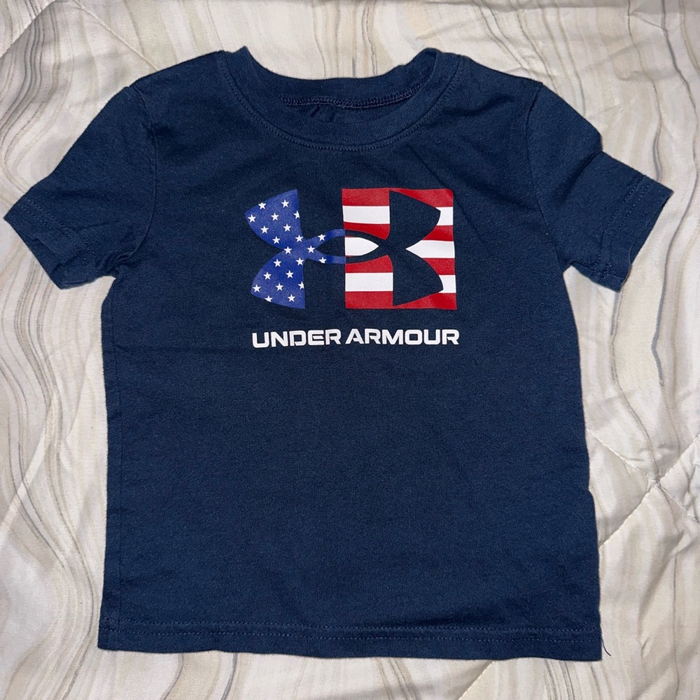 Under Armour Kids Navy‎ Blue Patriotic T-Shirt